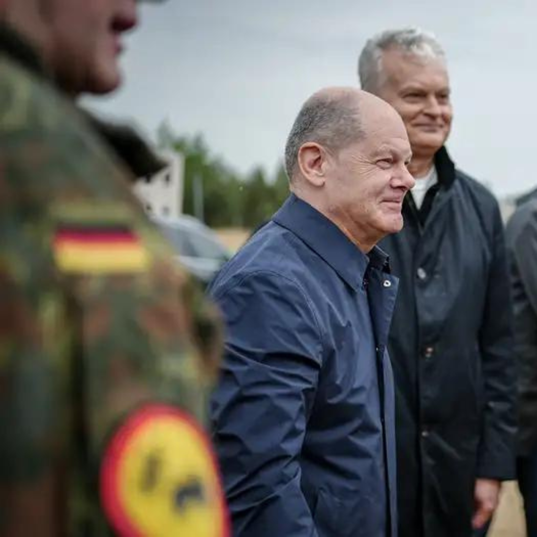 Scholz Vows Germany's 'unwavering' Support For Baltics - Huginn And ...